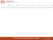 Tablet Screenshot of interfaithfulness.org